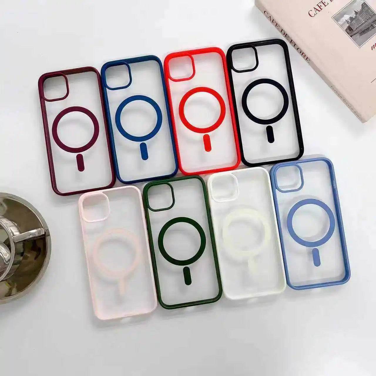 Premium MagSafe Transparent Shockproof Case Cover - Guleel