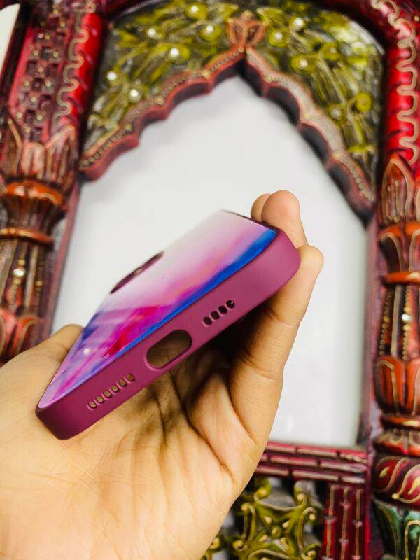 iPhone 12 Pro Max Premium Glass Finish Case - Tye Dye - Guleel