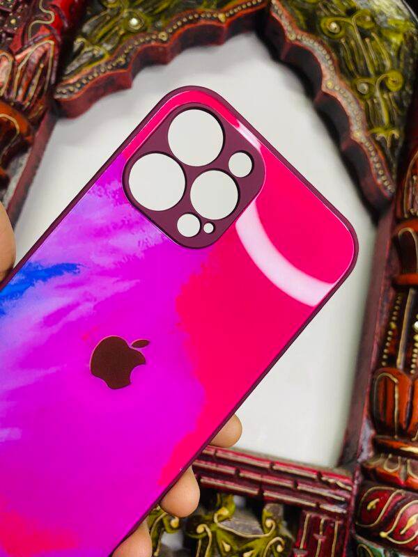 iPhone 12 Pro Max Premium Glass Finish Case - Tye Dye - Guleel