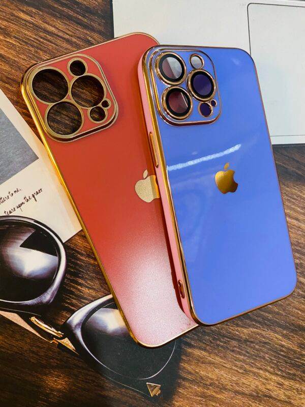 iPhone 13 Pro Max Premium Silicone Camera Protection Cover - Red - Guleel