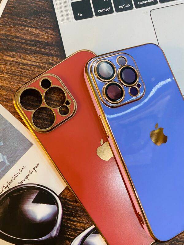 iPhone 13 Pro Max Premium Silicone Camera Protection Cover - Red - Guleel