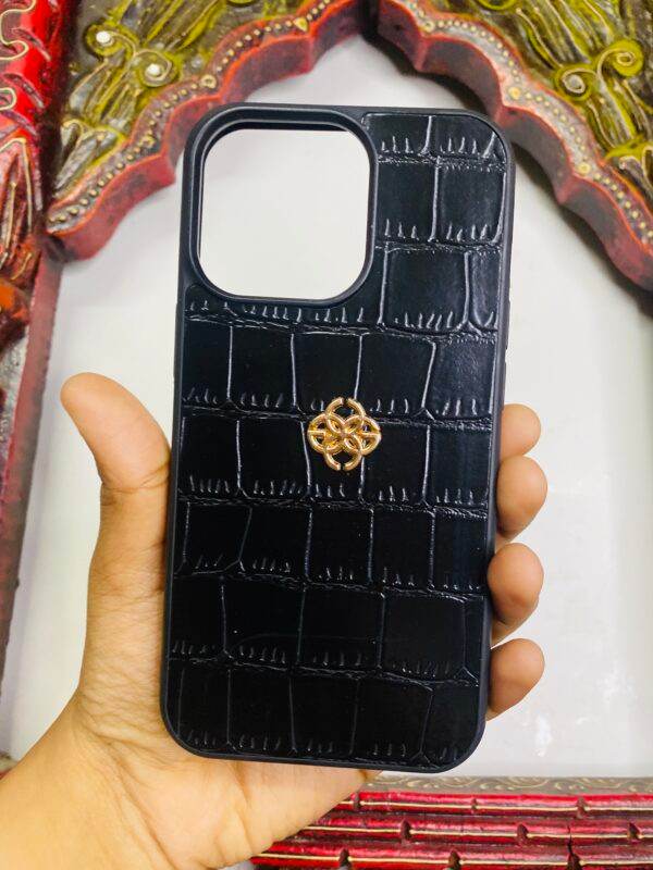 iPhone 13 Pro Premium Leather Case - Black - Guleel