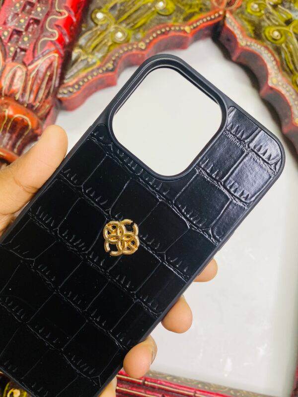 iPhone 13 Pro Premium Leather Case - Black - Guleel