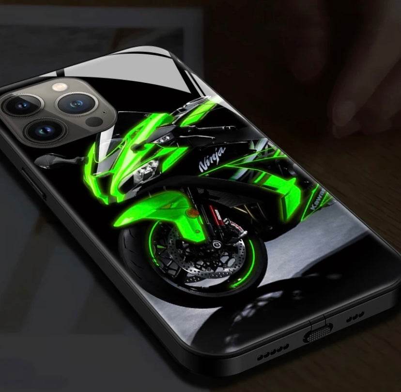 iPhone 14 Pro Premium Led Light Shockproof Case - Dragon - Guleel