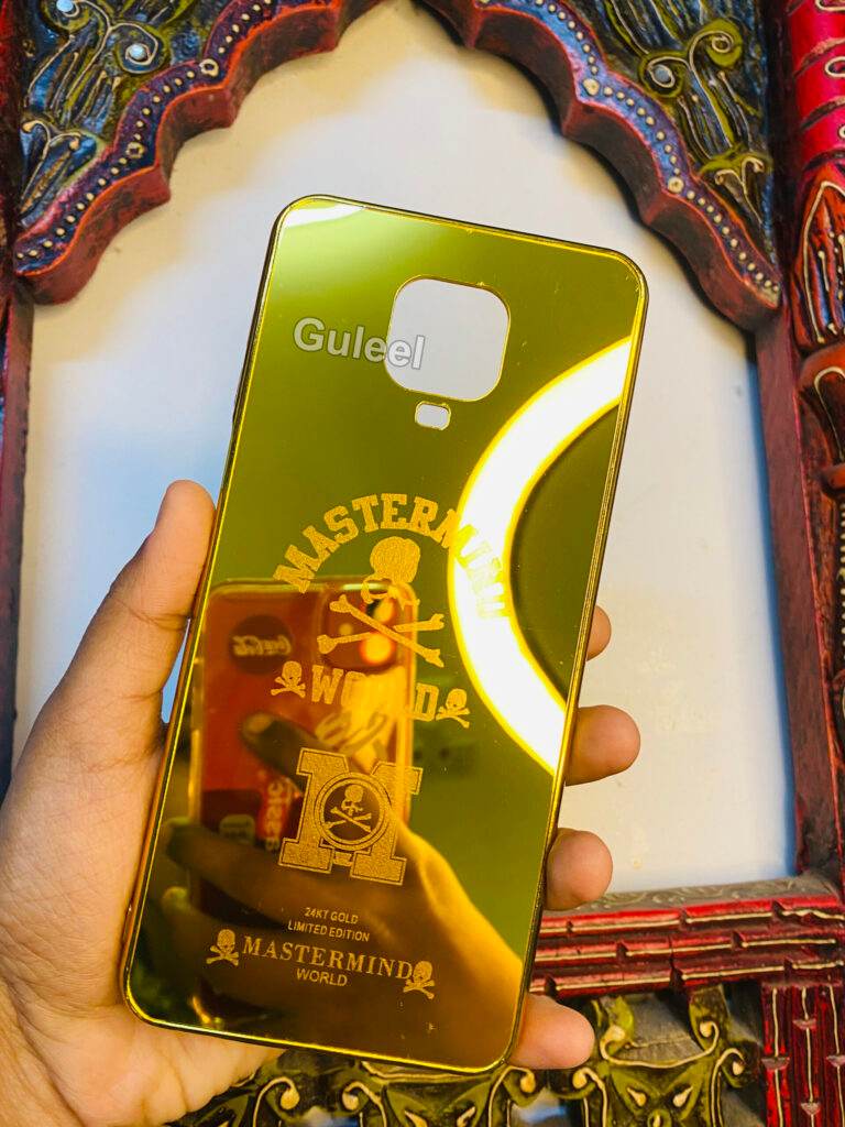 Premium Gold Plated Mirror Finish Case Cover - Master Mind - Guleel