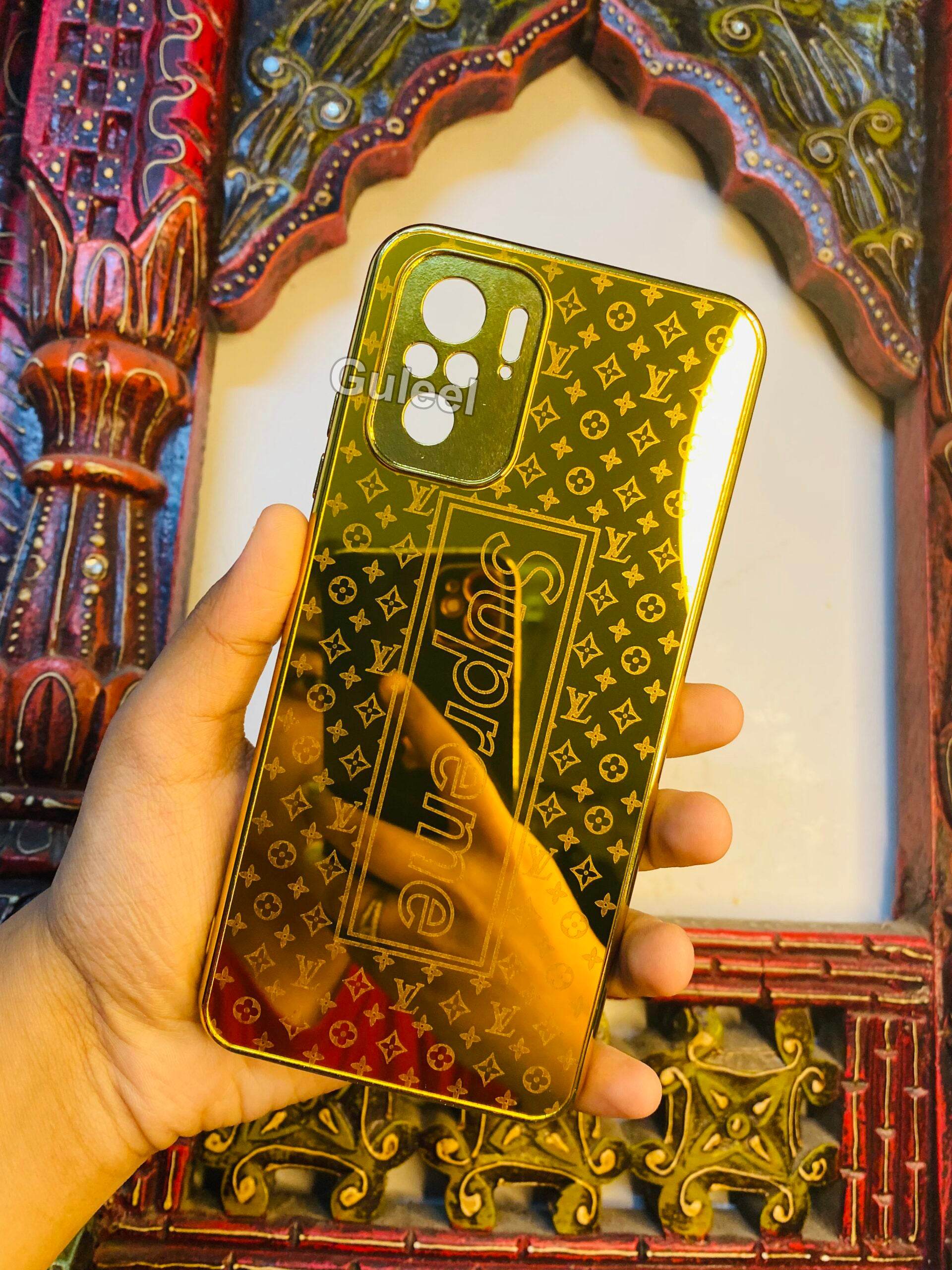 Premium Gold Plated Mirror Finish Case Cover - Supreme LV Mix - Guleel