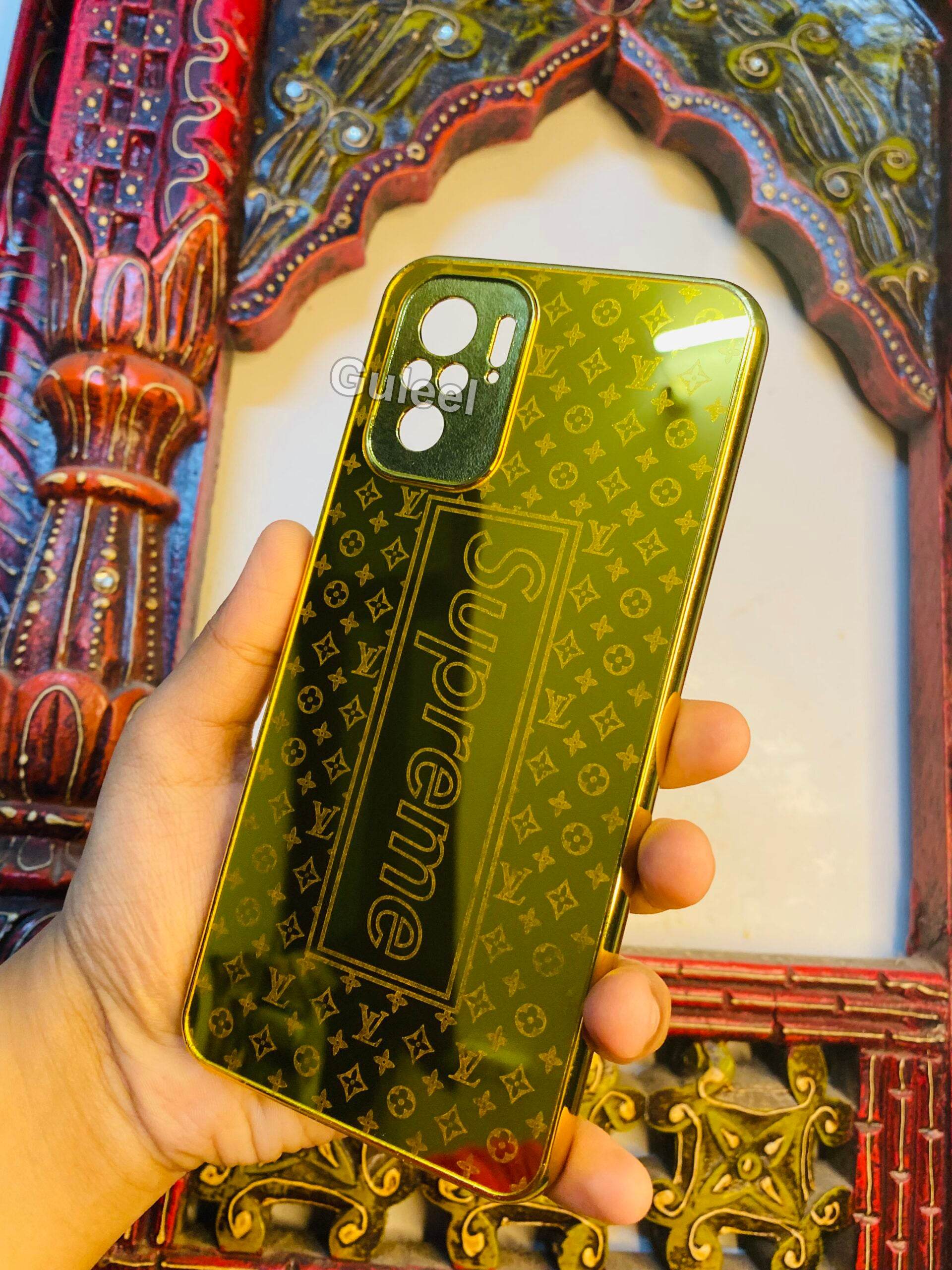 Premium Gold Plated Mirror Finish Case Cover - Supreme LV Mix - Guleel
