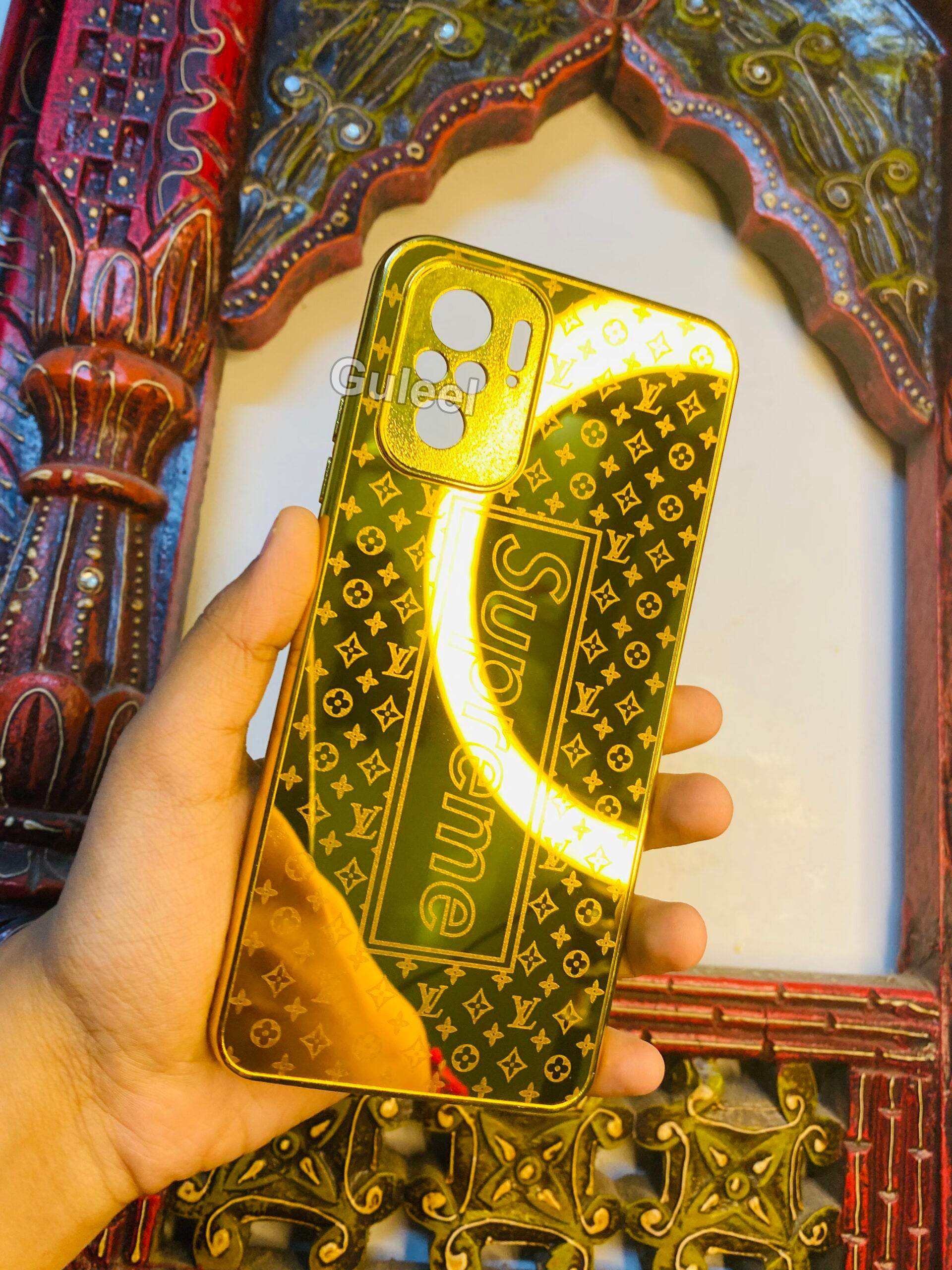 Premium Gold Plated Mirror Finish Case Cover - Supreme LV Mix - Guleel