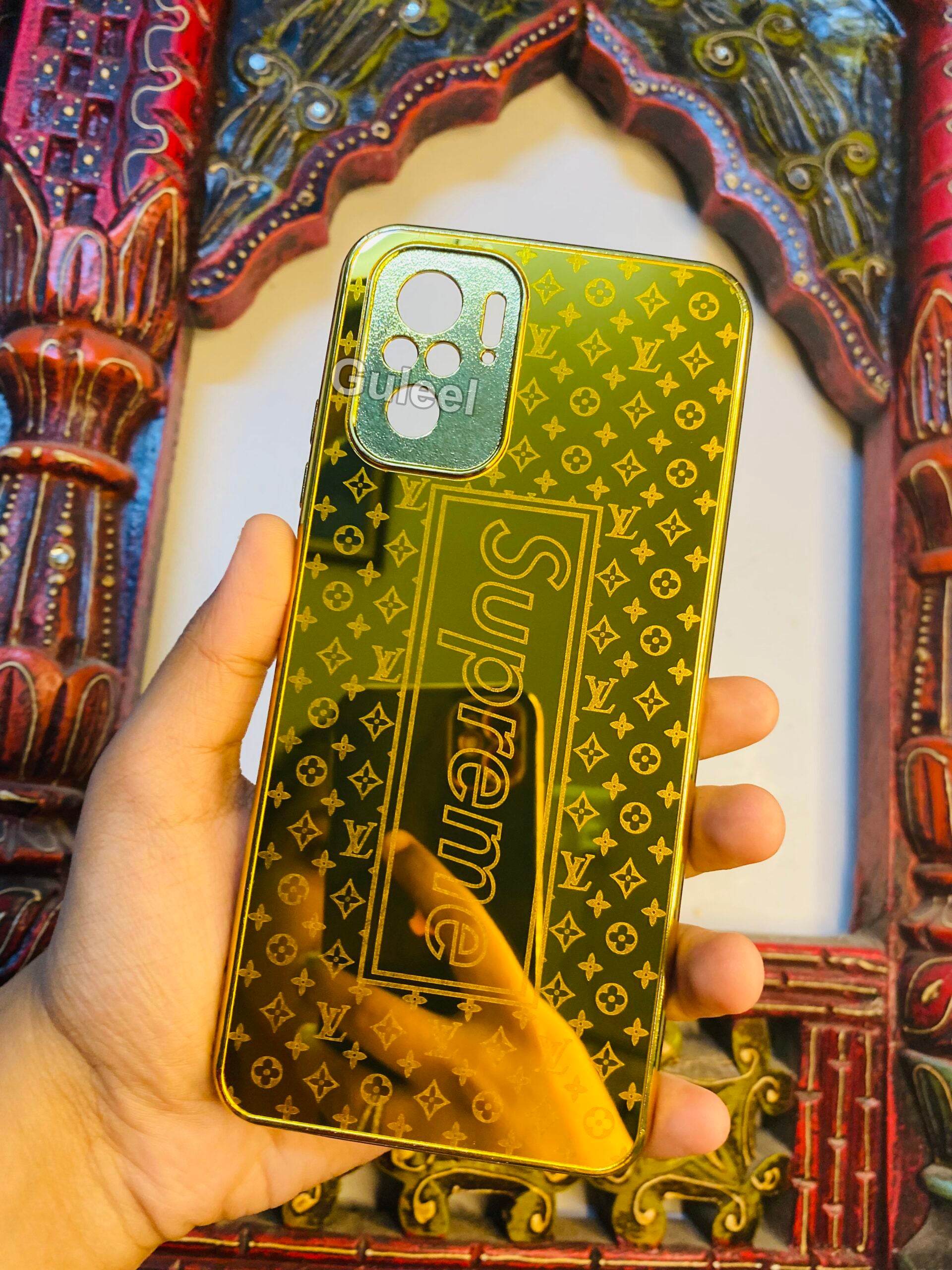 Premium Gold Plated Mirror Finish Case Cover - Supreme LV Mix - Guleel