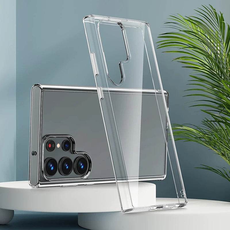 Galaxy S24 Ultra Premium Transparent Clear Shock Proof Case Cover - Guleel