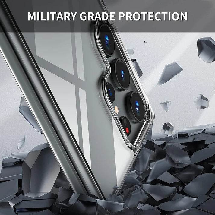 Galaxy S24 Plus Premium Transparent Clear Shock Proof Case Cover - Guleel