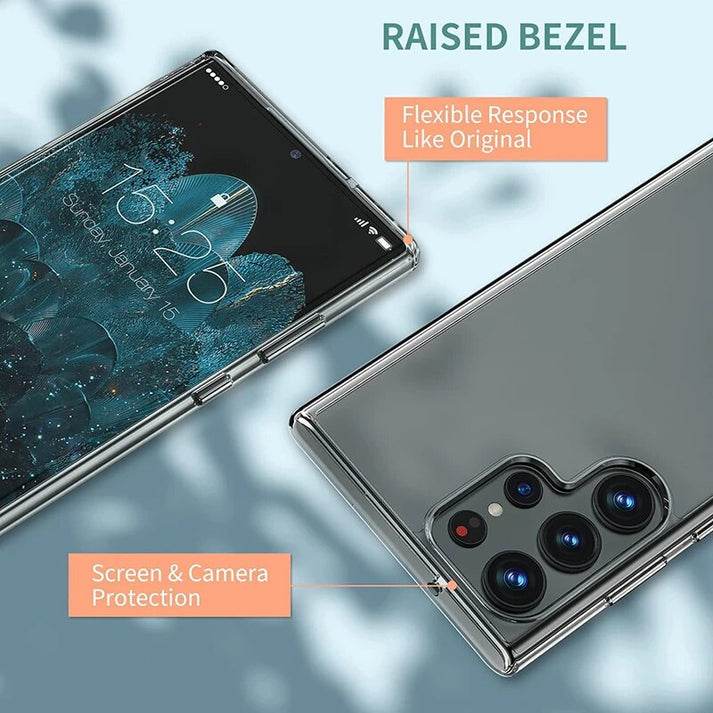 Galaxy S24 Premium Transparent Clear Shock Proof Case Cover - Guleel