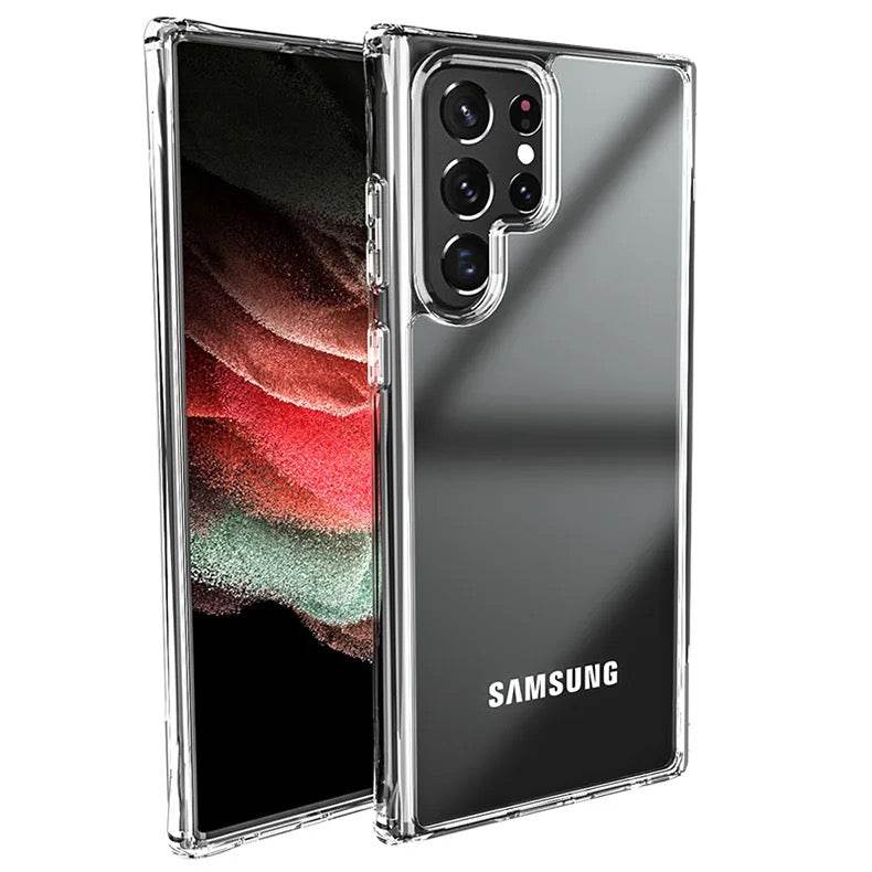 Galaxy S24 Ultra Premium Transparent Clear Shock Proof Case Cover - Guleel