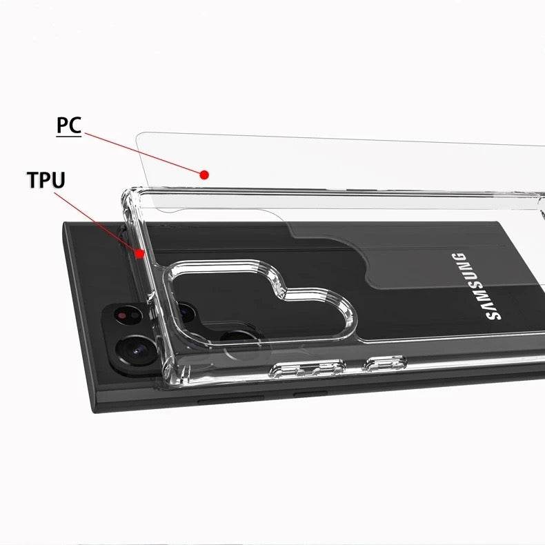 Galaxy S24 Premium Transparent Clear Shock Proof Case Cover - Guleel