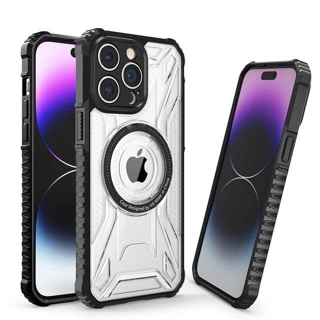 Premium Shockproof Camera Protection Magsafe Transparent Case - Guleel