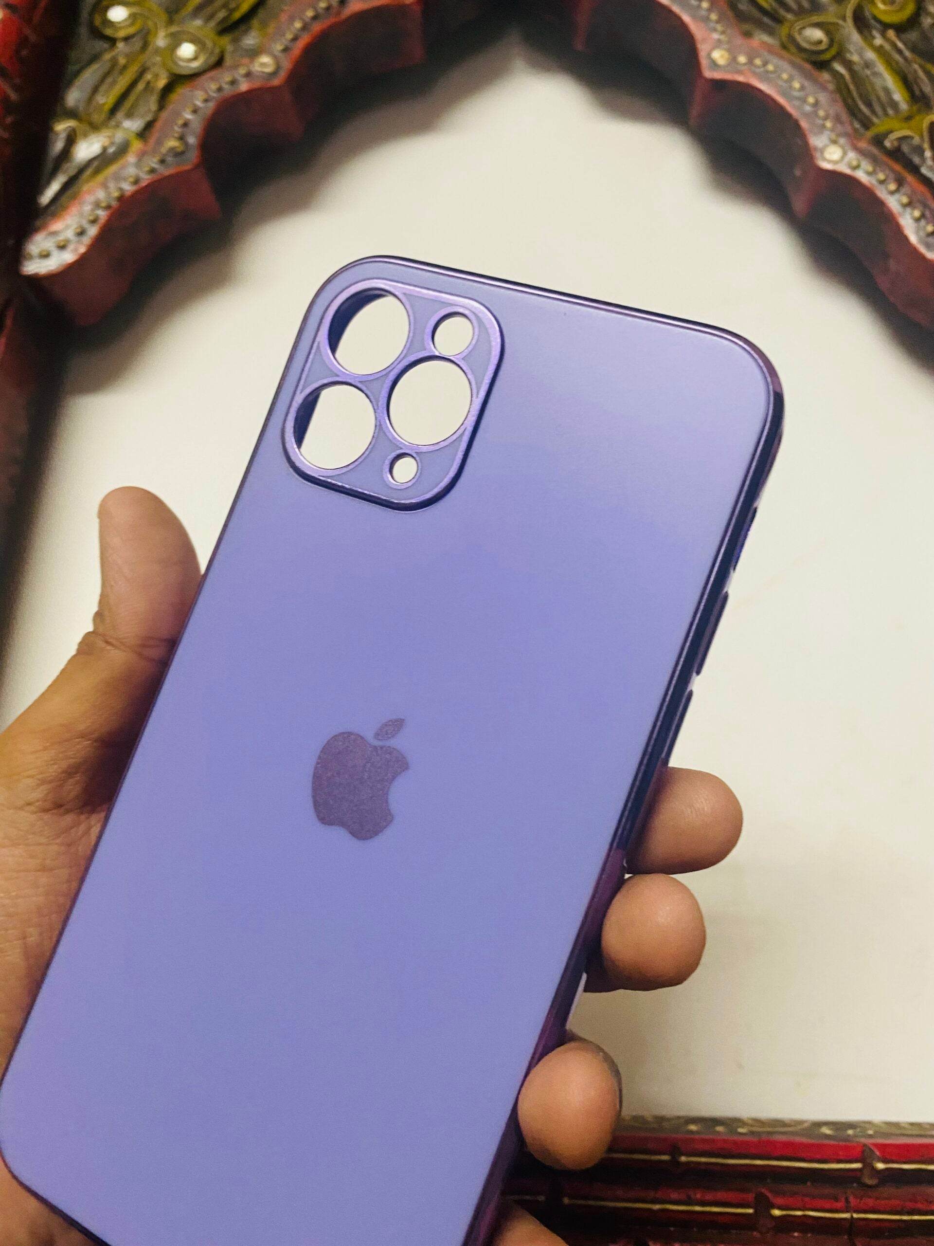 iPhone 12 Pro Premium Logo Silicone Logo Case - Lavender - Guleel