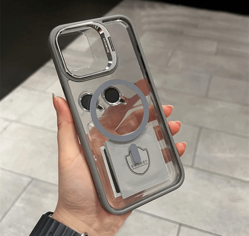 Premium MagSafe Transparent Camera Lens Protector Case with FREE Lens - Guleel