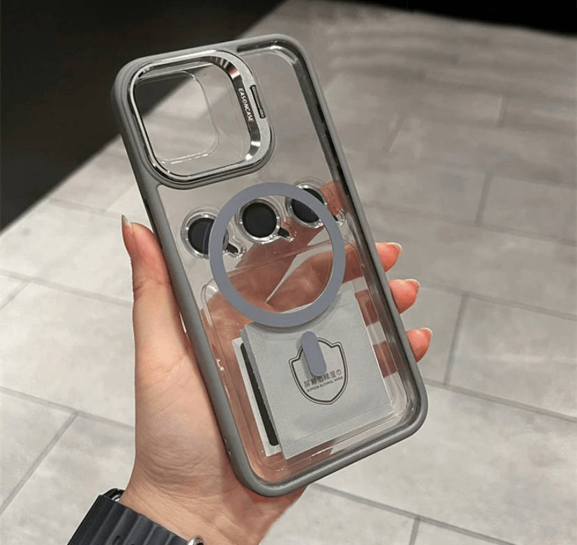 Premium MagSafe Transparent Camera Lens Protector Case with FREE Lens - Guleel