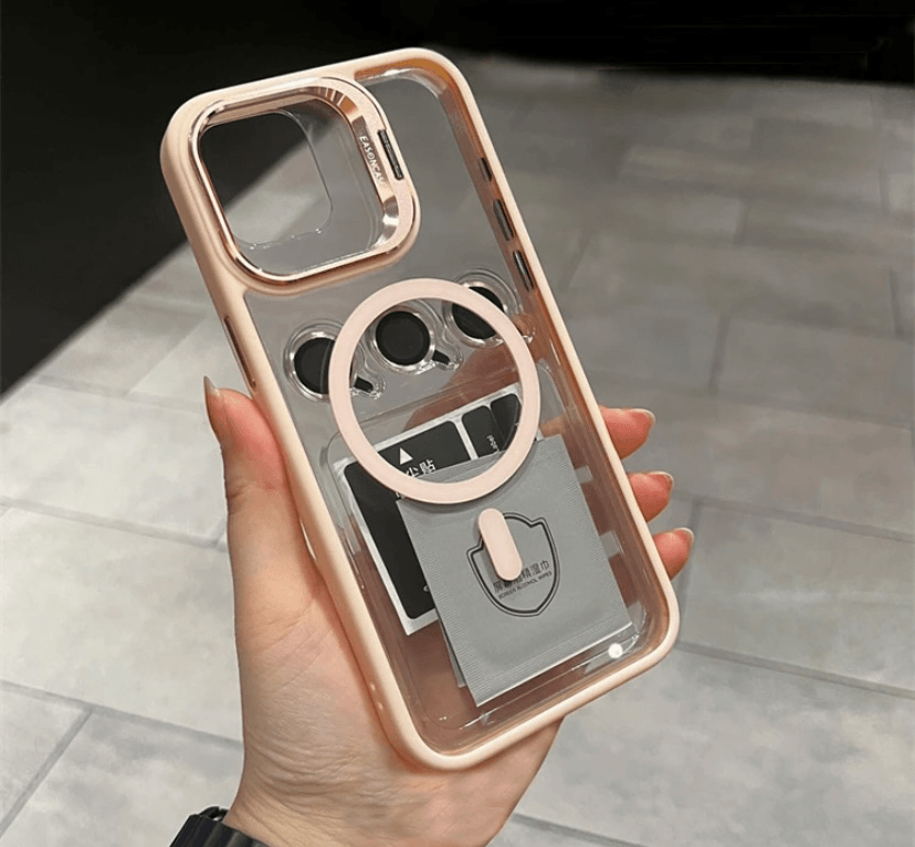 Premium MagSafe Transparent Camera Lens Protector Case with FREE Lens - Guleel