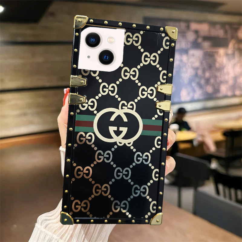 iPhone 13 Premium Shockproof Case - Gucci Designer