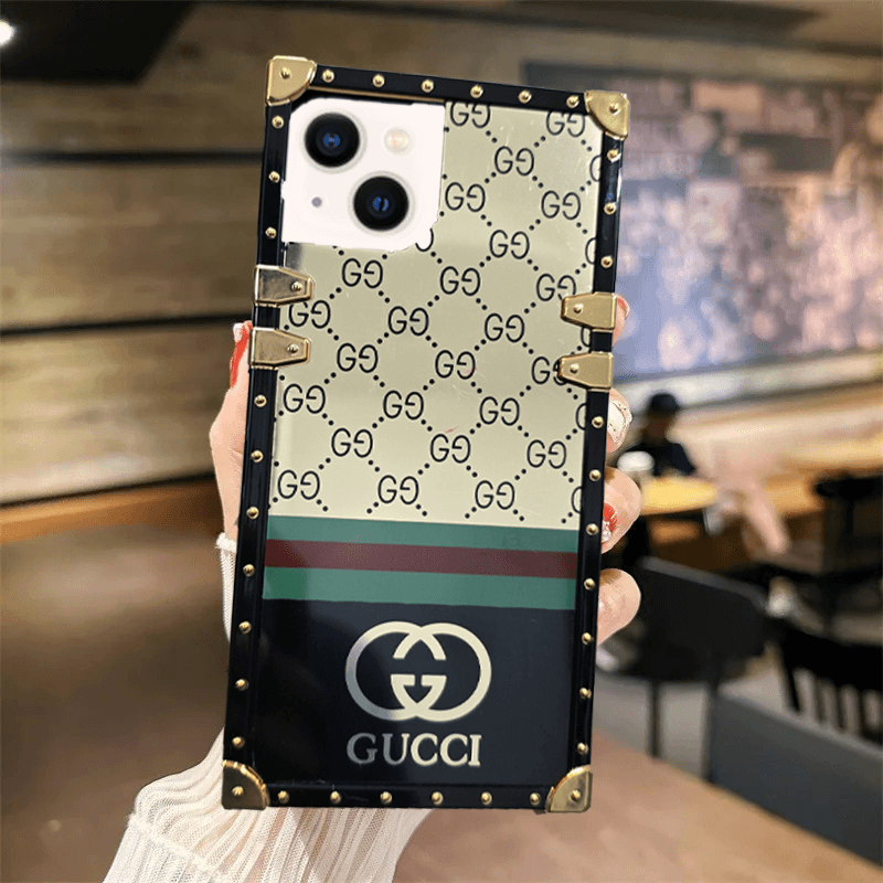 iPhone 13 Premium Shockproof Case - Gucci Multicolor - Guleel