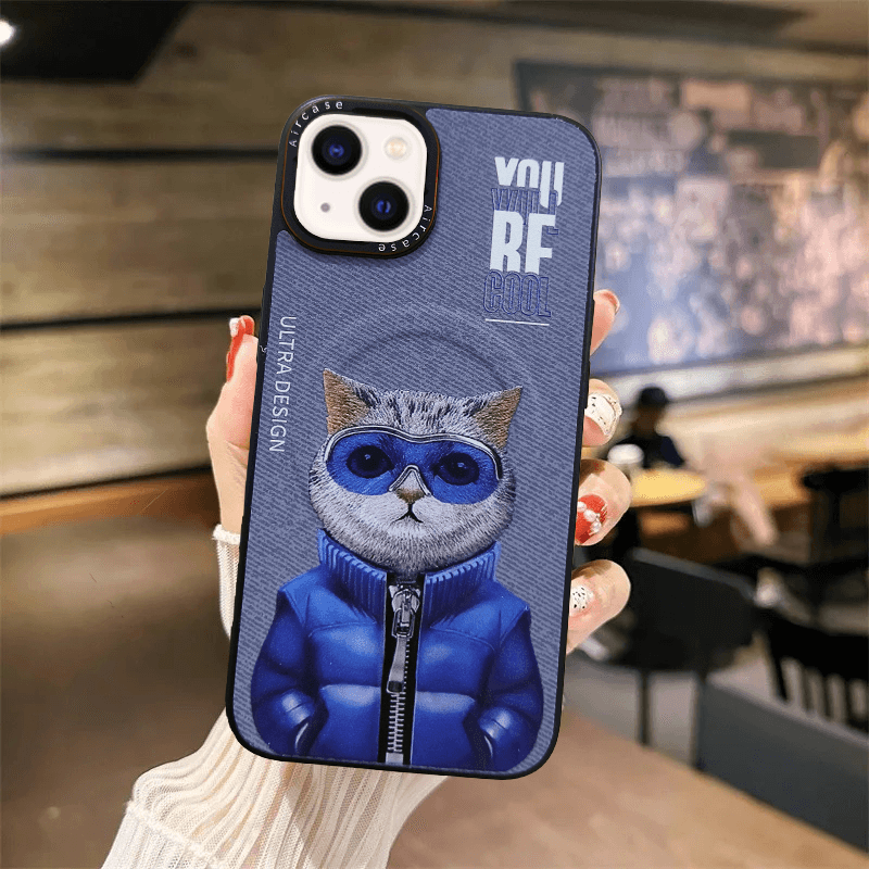 Premium Magsafe Compatible Nimmy Leather Finish Case - Guleel