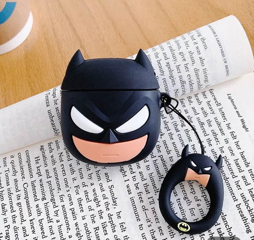 Airpod's 1 Cute Cartoon Silicone Apple Airpod's Case Cover ( Airpods Not Included ) Batman - Guleel