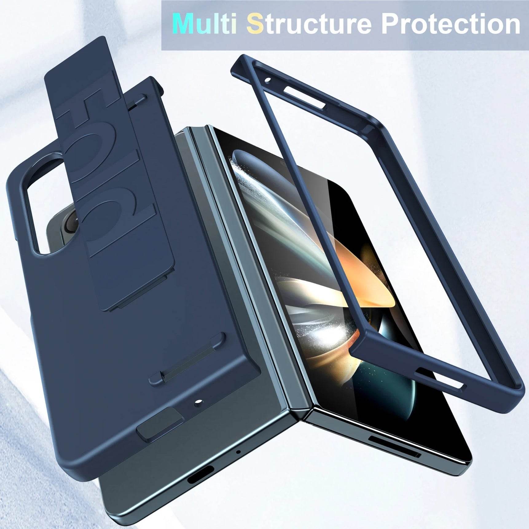 Premium Perfect Grip Stand Holder Strap Design Shock Proof Mobile Cover - Guleel