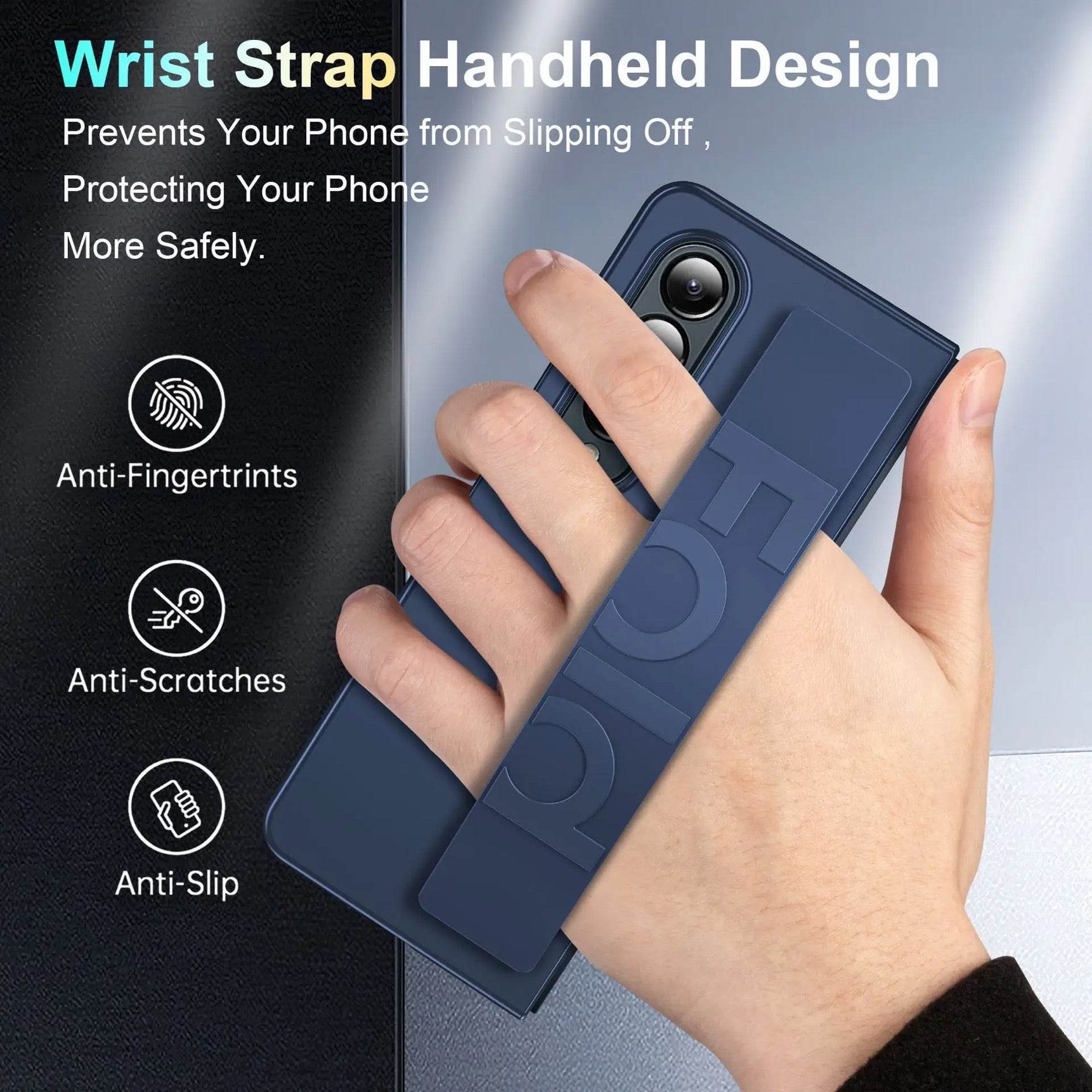 Premium Perfect Grip Stand Holder Strap Design Shock Proof Mobile Cover - Guleel
