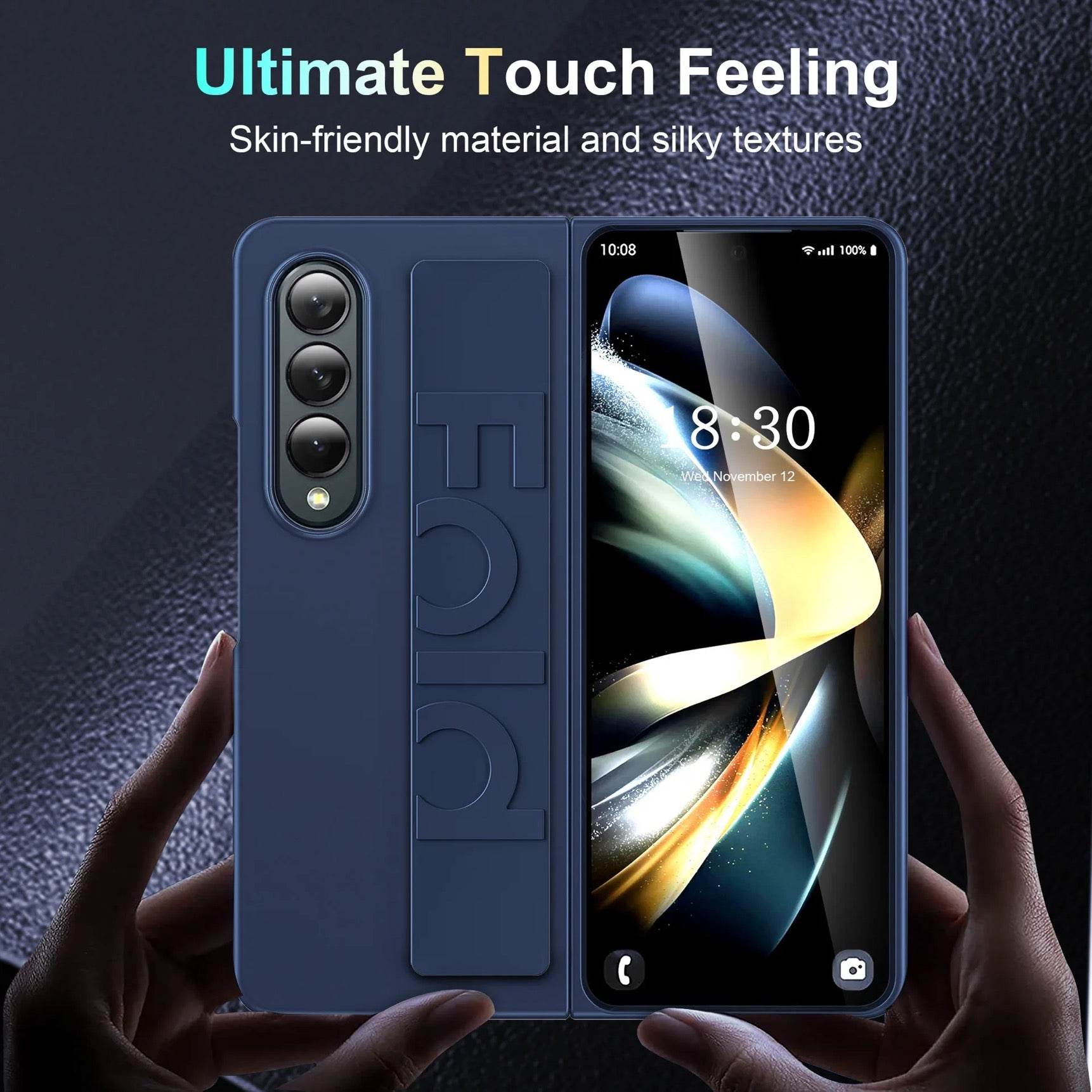 Premium Perfect Grip Stand Holder Strap Design Shock Proof Mobile Cover - Guleel