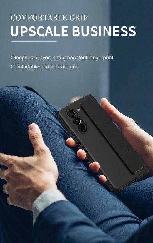 Premium Perfect Grip Stand Holder Strap Design Shock Proof Mobile Cover - Guleel