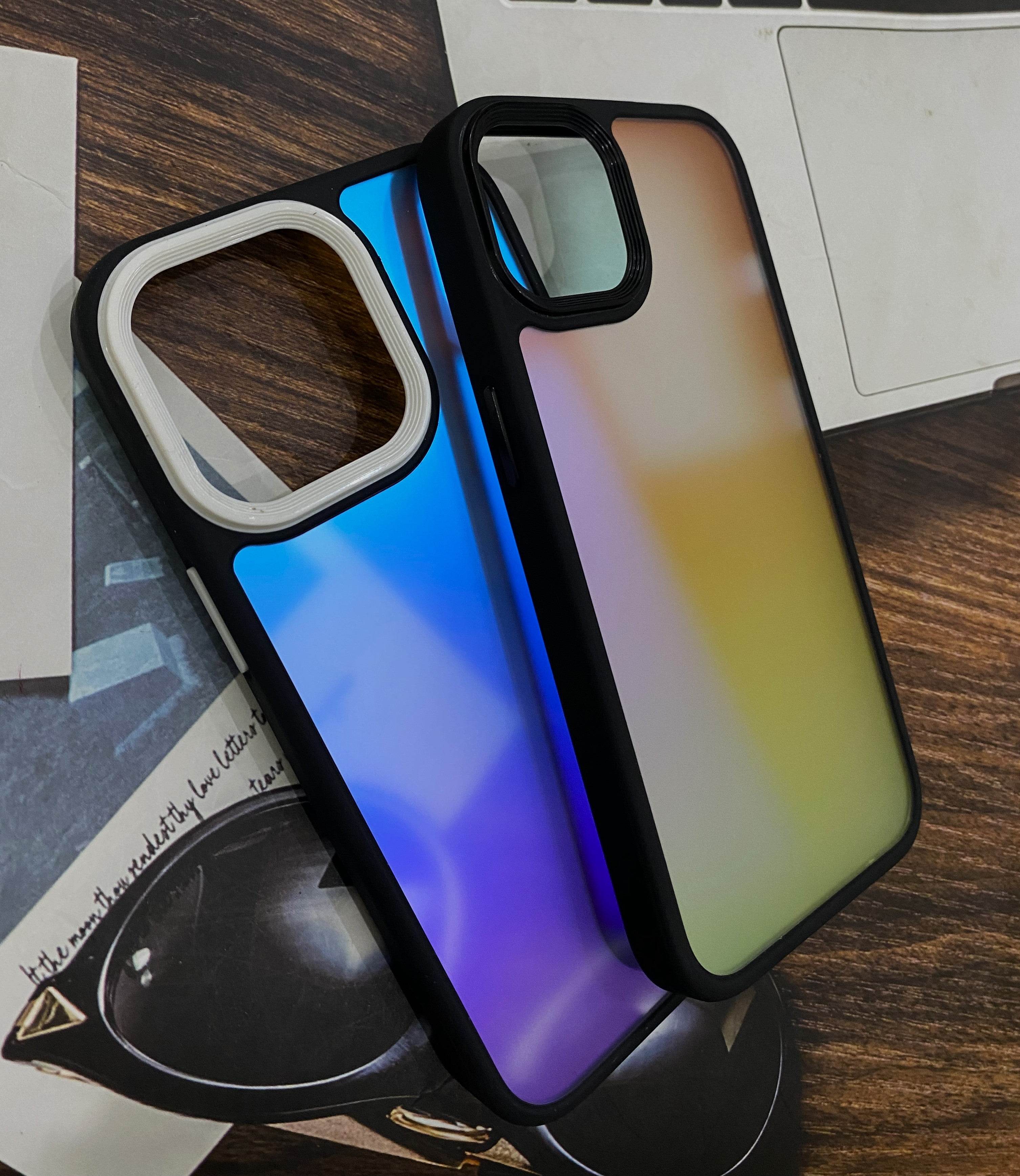 iPhone 13 Pro Premium Gradient Style Shock Proof Case - Blue Gradient - Guleel