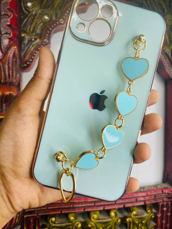 iPhone 13 Premium Camera Protection Silicone Case Cover- Mint Green - Guleel