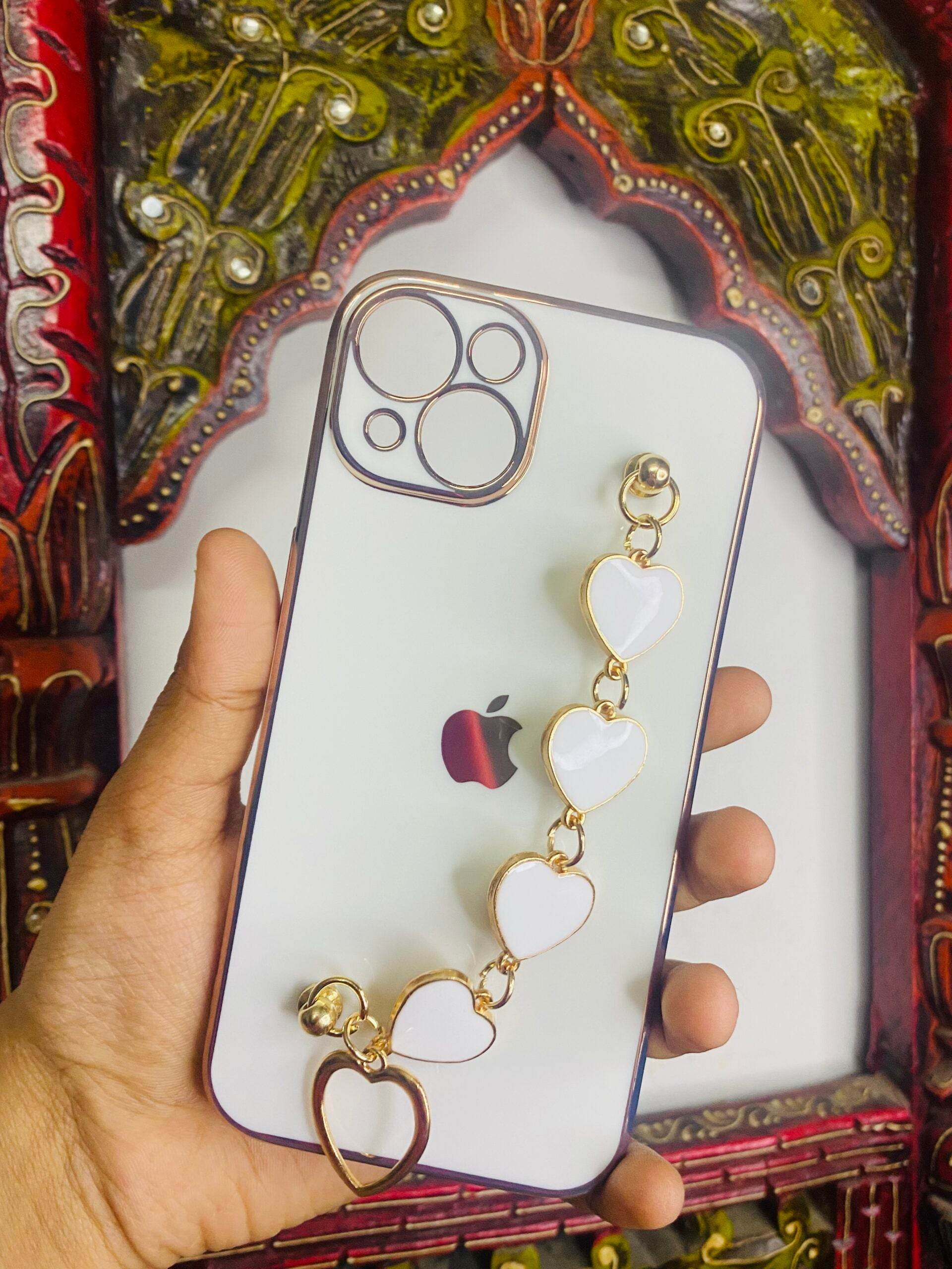 iPhone 13 Premium Camera Protection Silicone Case Cover- White - Guleel