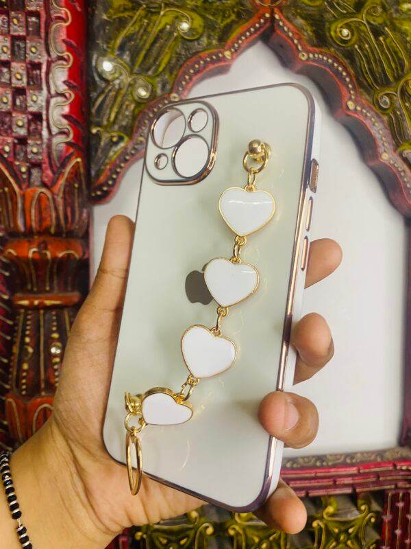 iPhone 13 Premium Camera Protection Silicone Case Cover- White - Guleel