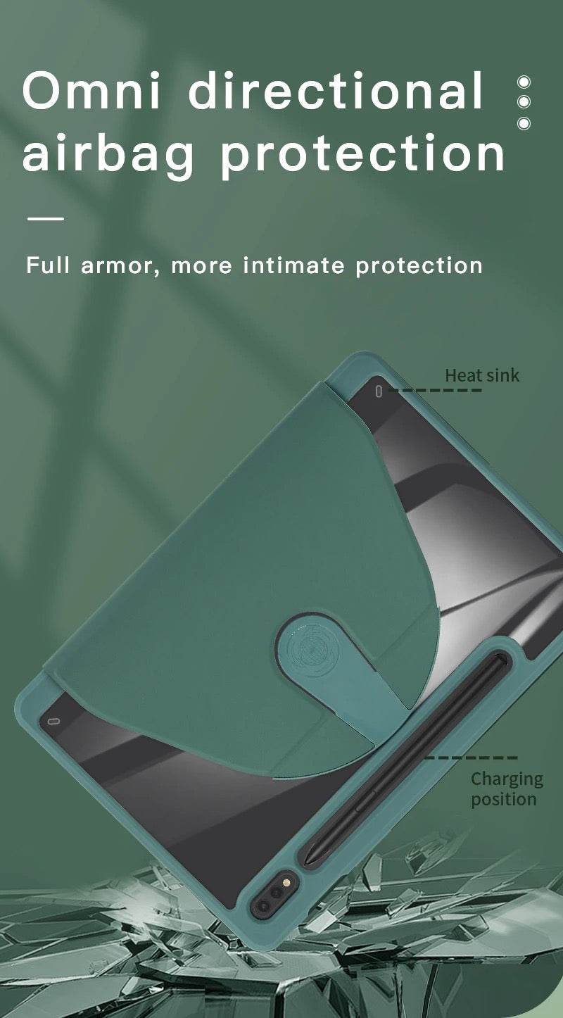 Rotatory Flip Stand Case Cover - Guleel