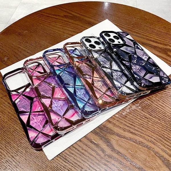 Premium Glitter Diamond Shape Case - Guleel