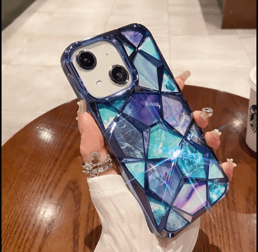 Premium Glitter Diamond Shape Case - Guleel