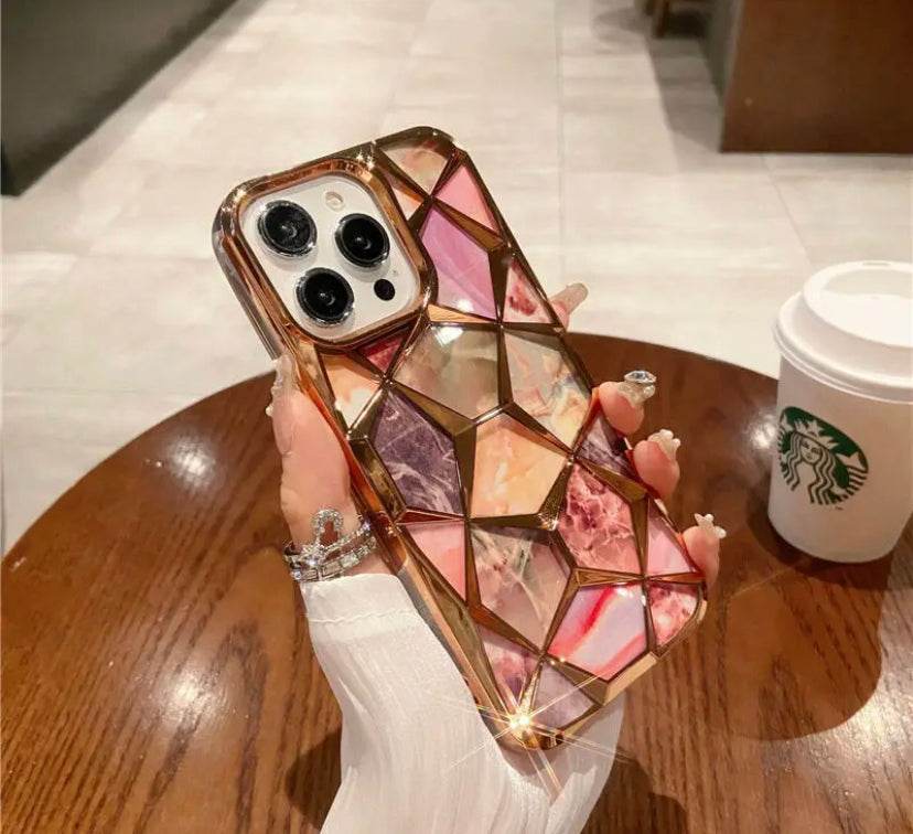 Premium Glitter Diamond Shape Case - Guleel