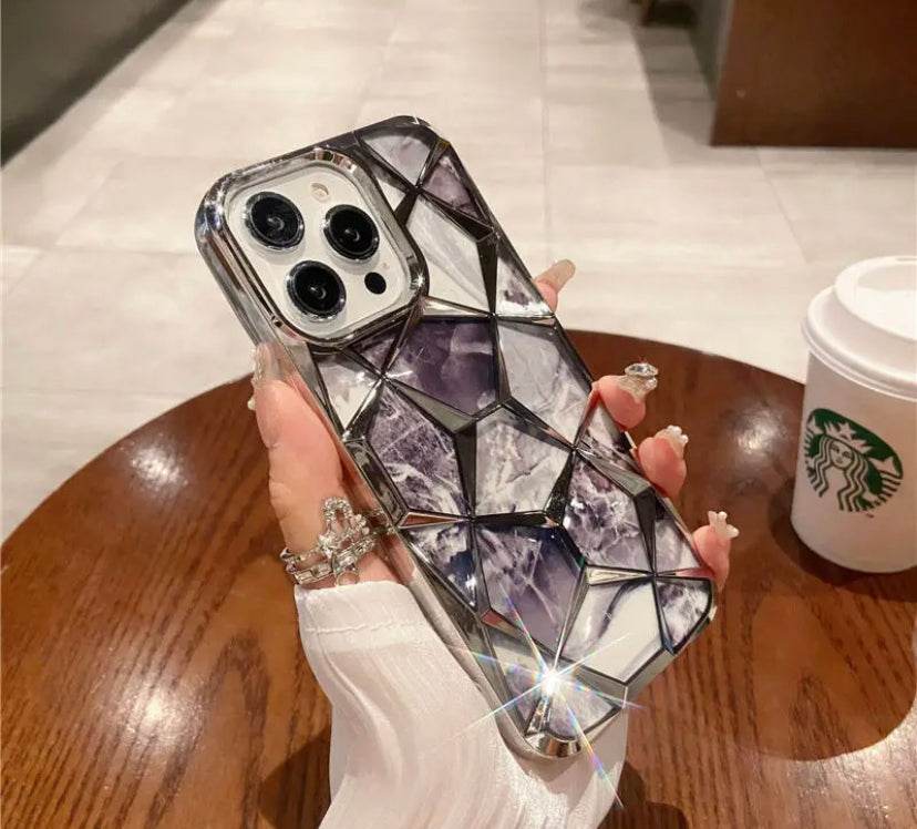 Premium Glitter Diamond Shape Case - Guleel