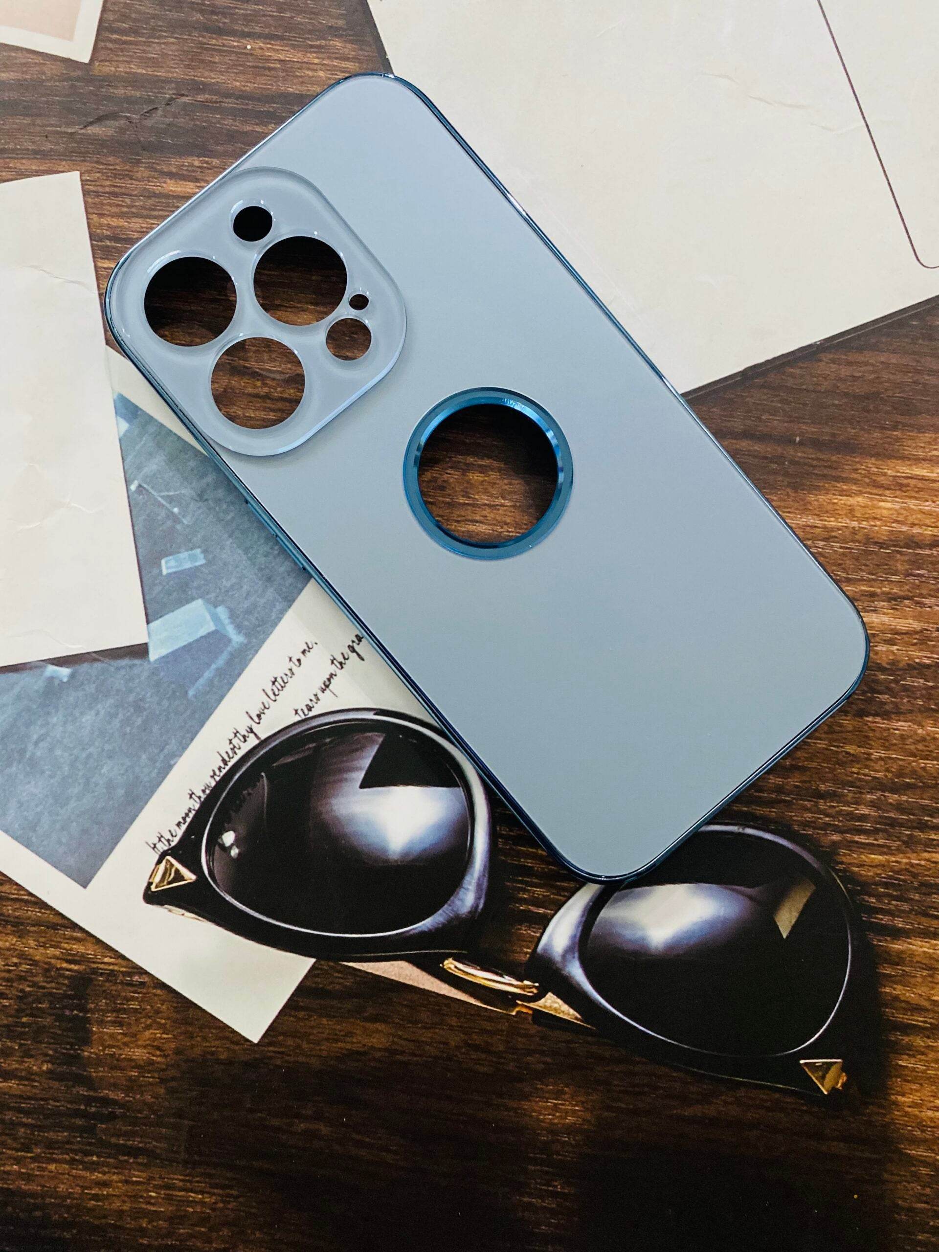 iPhone 14 Pro Premium Shockproof Scratch Proof Camera Protection Case – Blue - Guleel