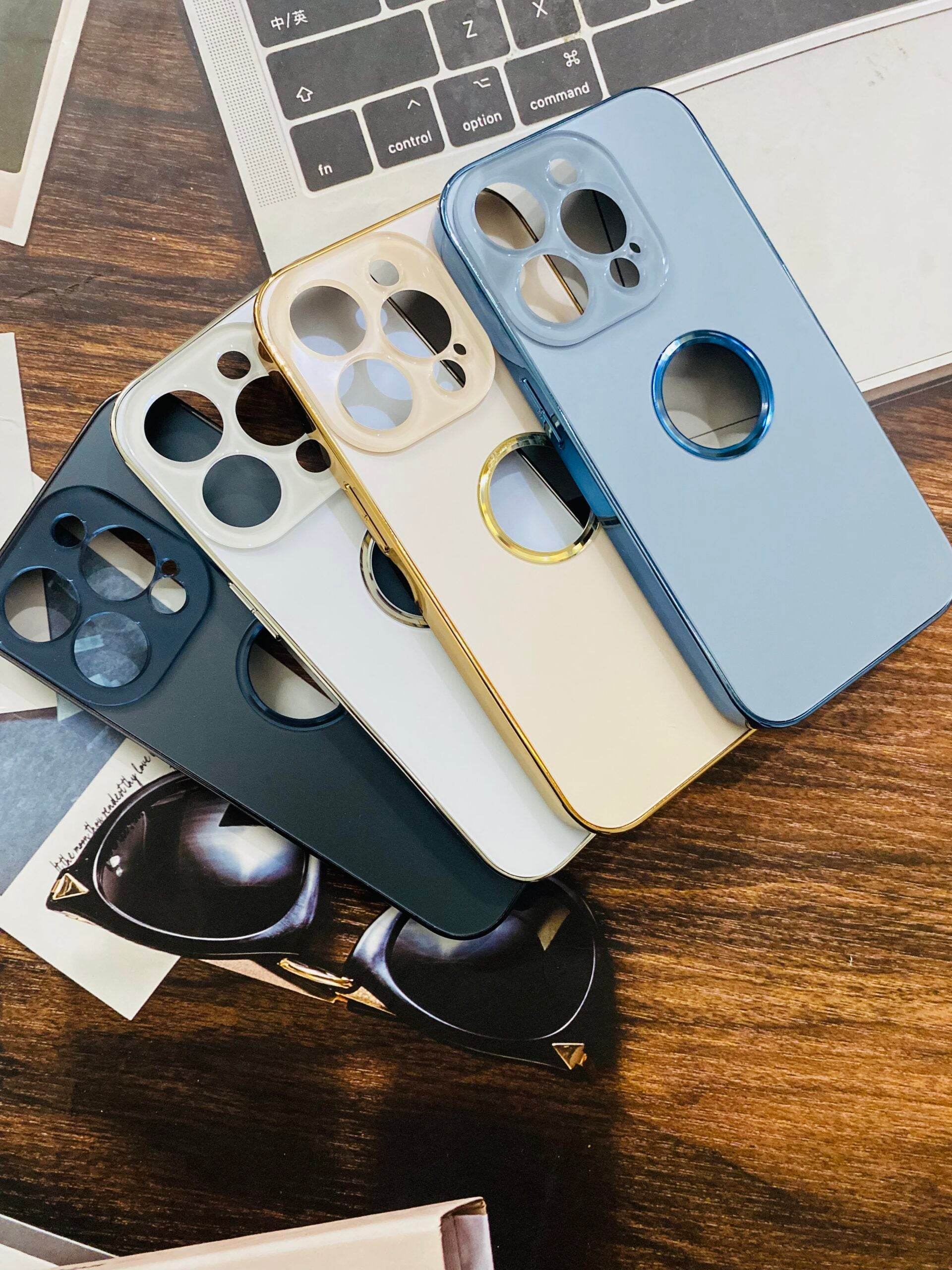 iPhone 14 Pro Premium Shockproof Scratch Proof Camera Protection Case – Blue - Guleel