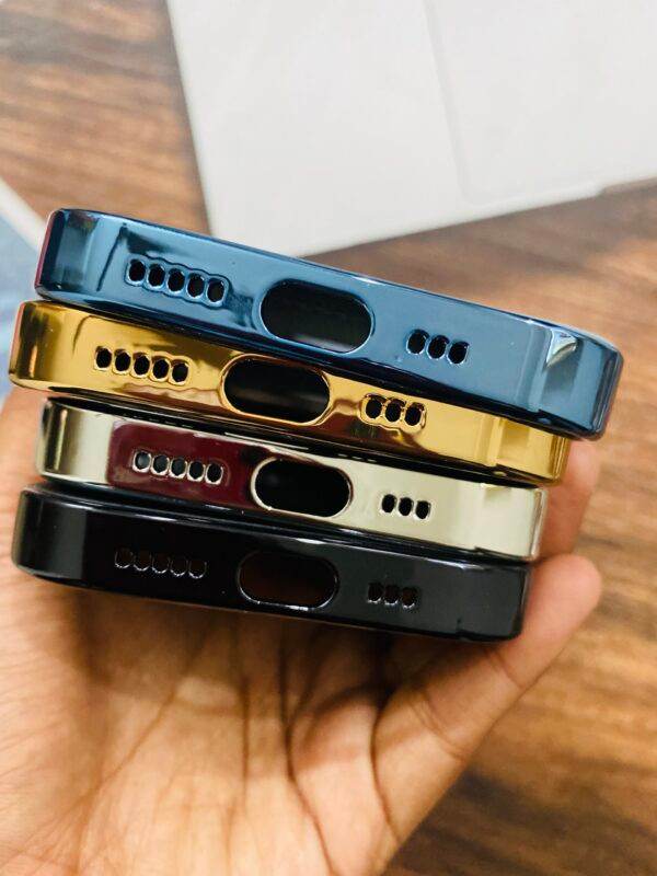 iPhone 14 Pro Premium Shockproof Scratch Proof Camera Protection Case – Gold - Guleel