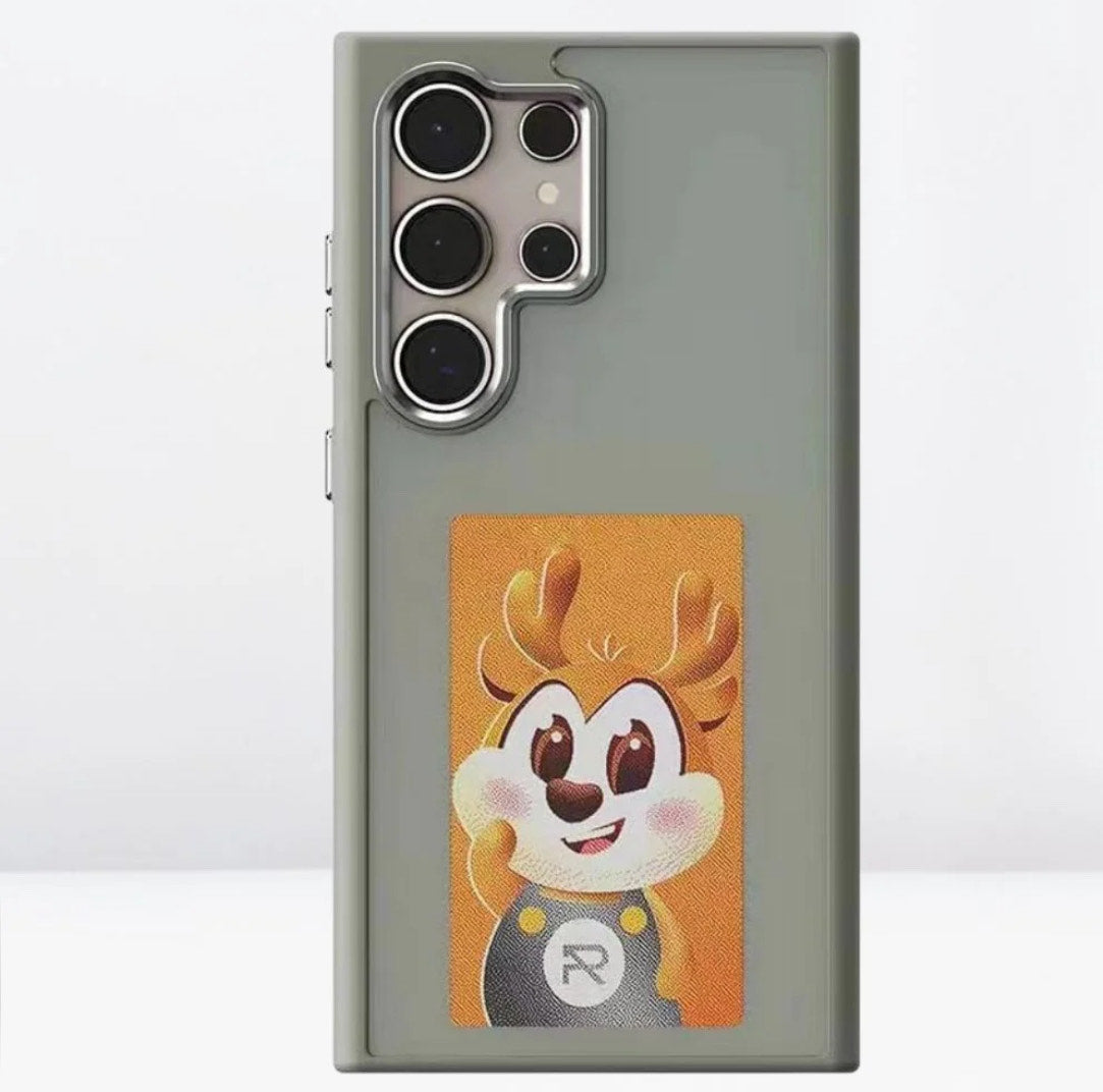 Wireless NFC Photo Display Smart Phone Case - Black