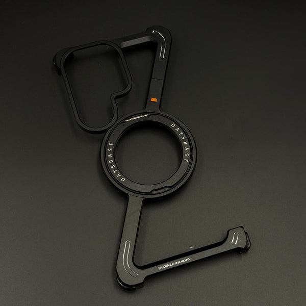 Premium Metal Finish Kickstand Case