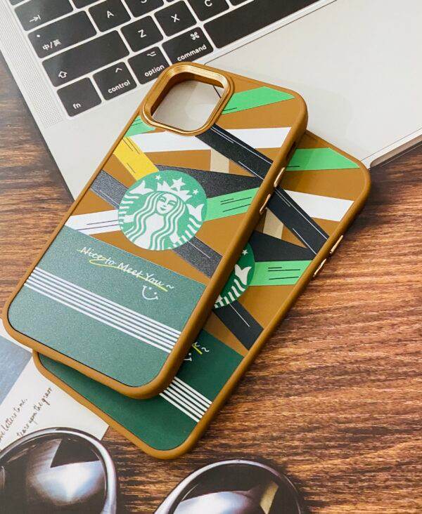 iPhone 13 Pro Premium Starbucks Mobile Cover - Brown - Guleel