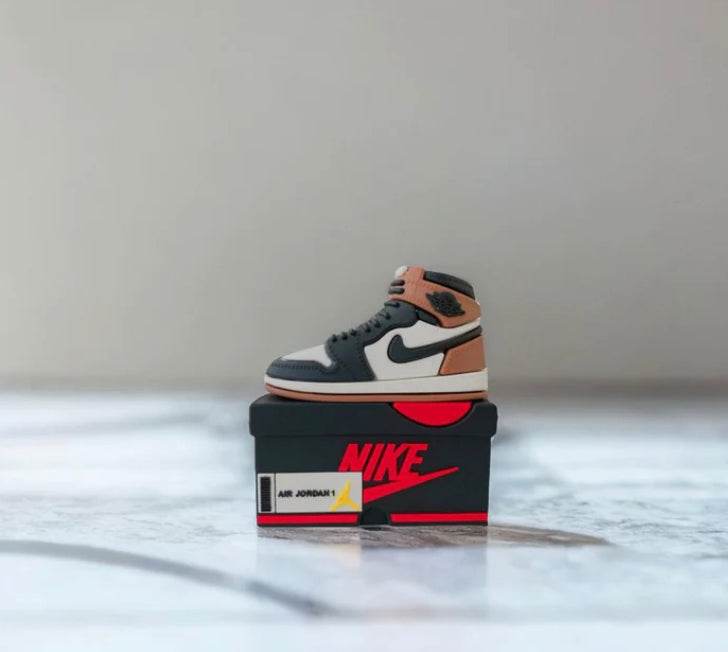 Airpods Pro Sneaker Style Shoe Box Case Cover - Brown Black - Guleel