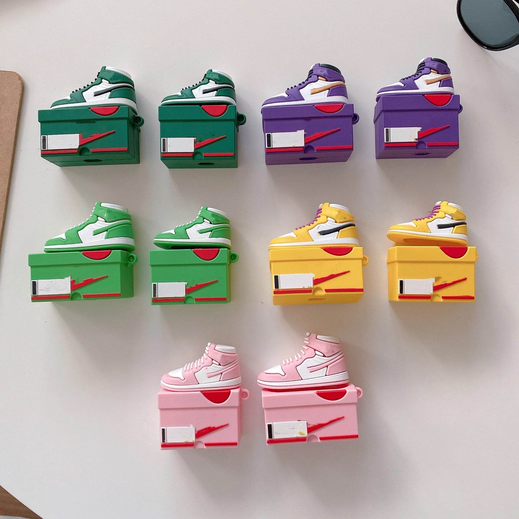 Airpods Pro Sneaker Style Shoe Box Case Cover - Multicolor - Guleel