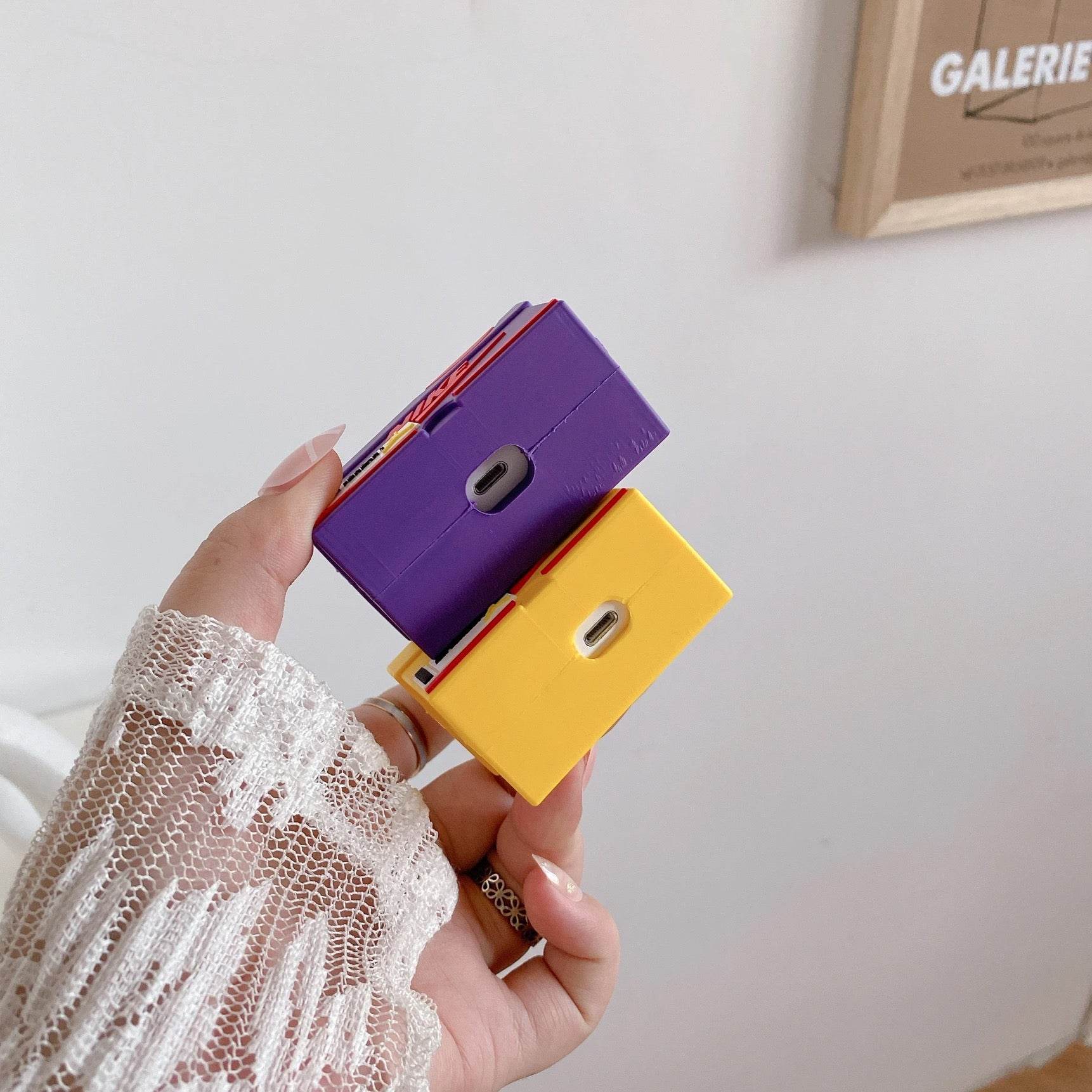 Airpods Pro Sneaker Style Shoe Box Case Cover - Blue White - Guleel