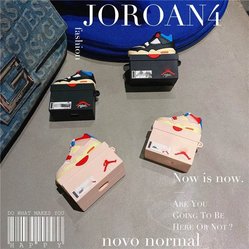 Airpods Pro 2 Sneaker Style Shoe Box Case Cover - Blue White - Guleel